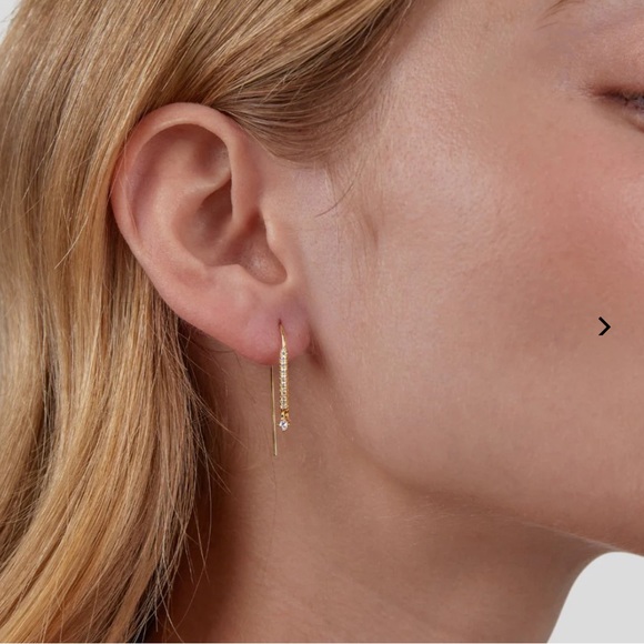 Brand New 💖 Beautiful Earth Tia Crystal Drop Earrings - Picture 2 of 2